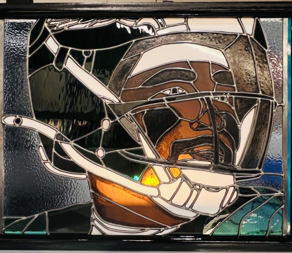 Jalen Hurts Stained Glass